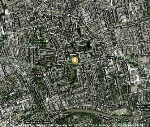 マップ: Camberwell College of Arts - University of the Arts London