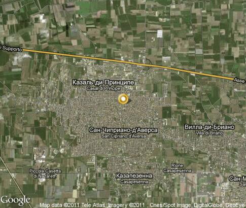 map: Casal di Principe map: Casal di Principe
