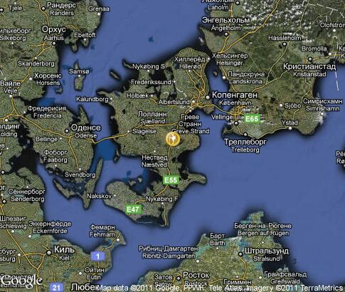 map: Denmark tours map: Denmark tours