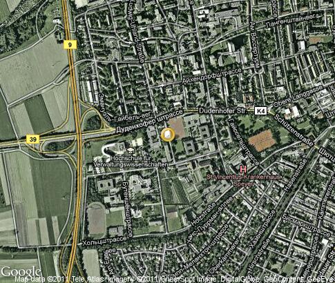 map: Deutsche Hochschule für Verwaltungswissenschaften Speyer