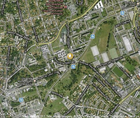 map: Ecole Nationale Supérieure de Chimie et de Physique de Bordeaux (ENSCPB)