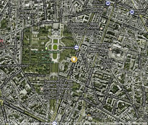 map: Ecole Nationale Supérieure des Mines de Paris