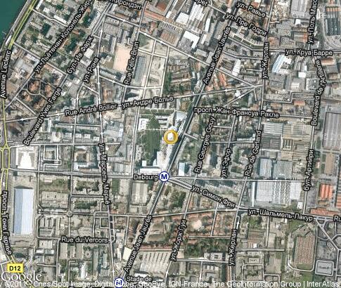 map: Ecole Normale Supérieure Lettres et Sciences Humaines