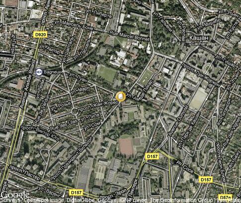 マップ: Ecole Normale Supérieure de Cachan