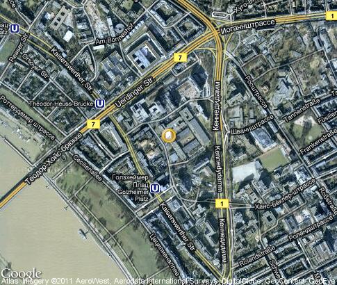 map: Fachhochschule Düsseldorf (University of Applied Sciences)