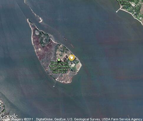 map: Fort Delaware map: Fort Delaware
