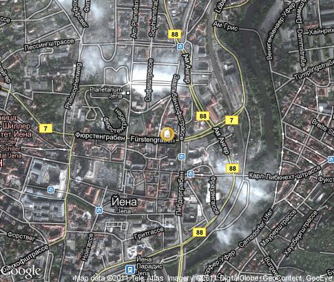 map: Friedrich-Schiller-Universität Jena