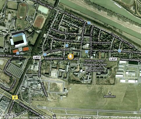 map: Hochschule der Bundesagentur für Arbeit, Studienort Mannheim