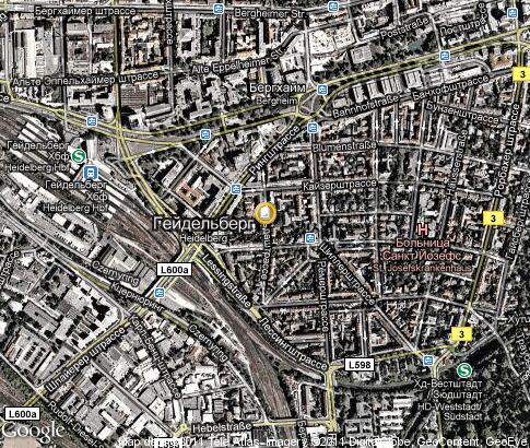 карта: Hochschule für Kirchenmusik der Evangelischen Landeskirche in Baden