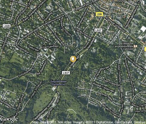 map: Hochschule für Musik Detmold