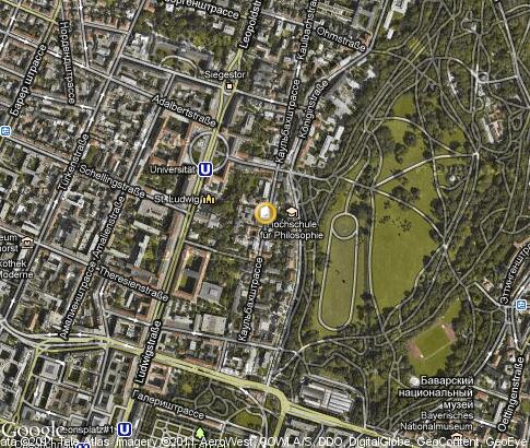 map: Hochschule für Philosophie