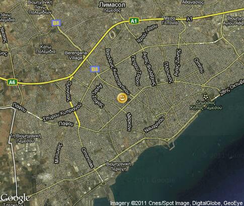 map: Limassol, waterpark 
