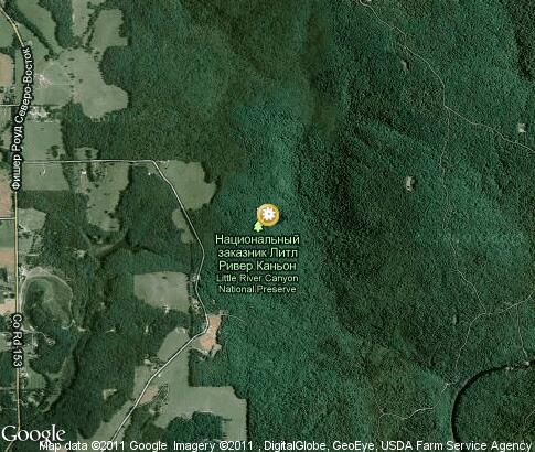 地图: Little River Canyon National Preserve