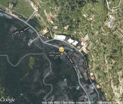 マップ: Paper Mill Museum, Amalfi