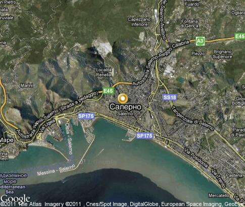 map: Salerno map: Salerno