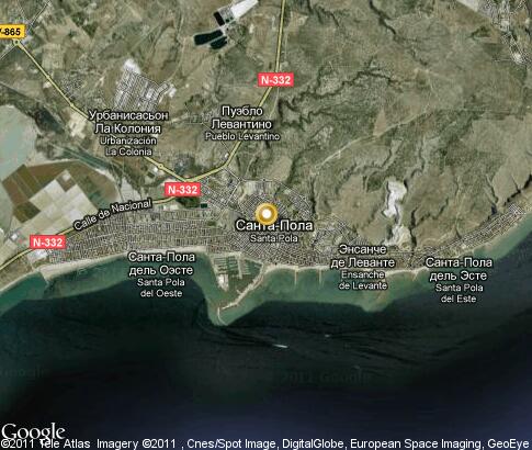 карта: Санта-Пола карта: Санта-Пола