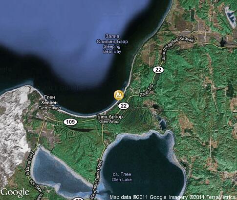 map: Sleeping Bear Dunes