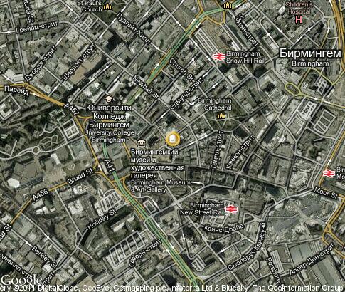 マップ: The University of Birmingham