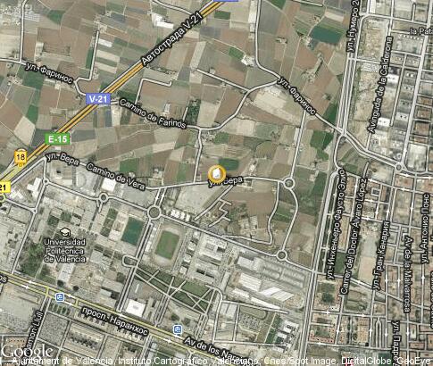 地图: Universidad Politécnica de Valencia
