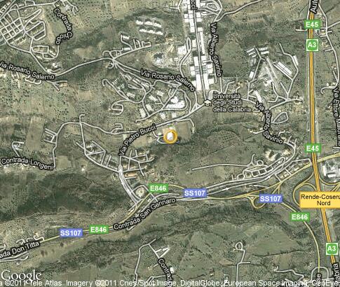 карта: Università della Calabria