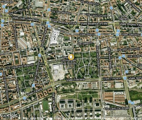 карта: Università "Bocconi" Milano карта: Università "Bocconi" Milano