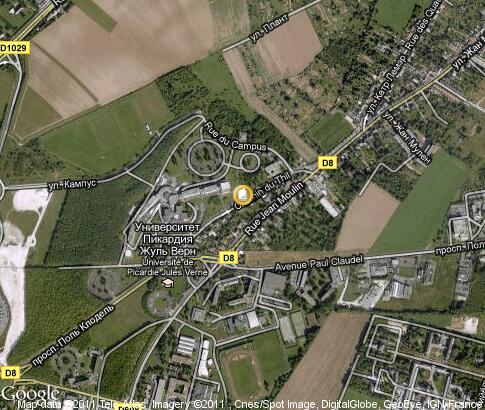 map: Université de Picardie Jules Vernes