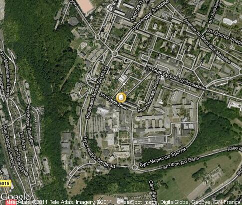 map: Université de Rouen