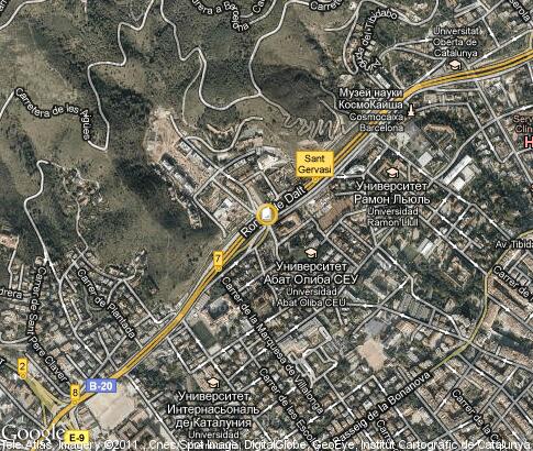 карта: Universitat Abat Oliba CEU карта: Universitat Abat Oliba CEU