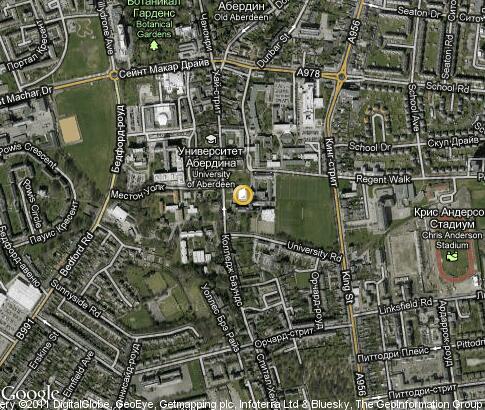 карта: University of Aberdeen карта: University of Aberdeen