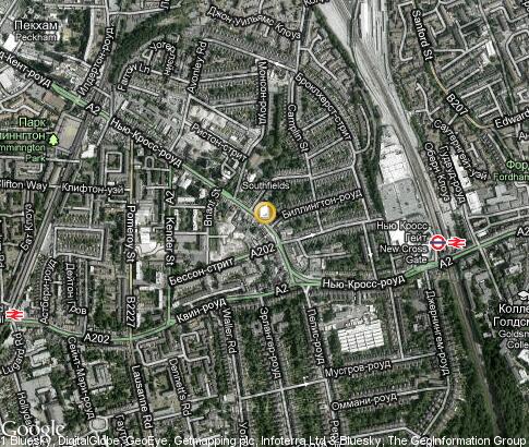マップ: University of London - Goldsmiths
