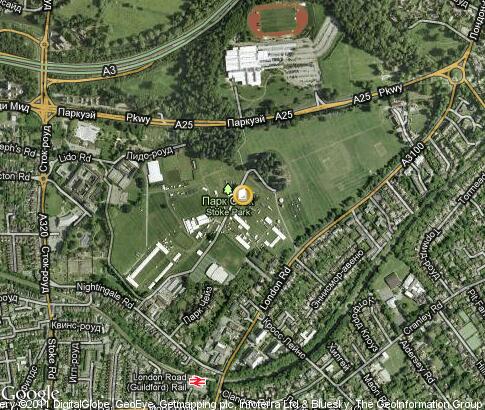 карта: University of Surrey карта: University of Surrey