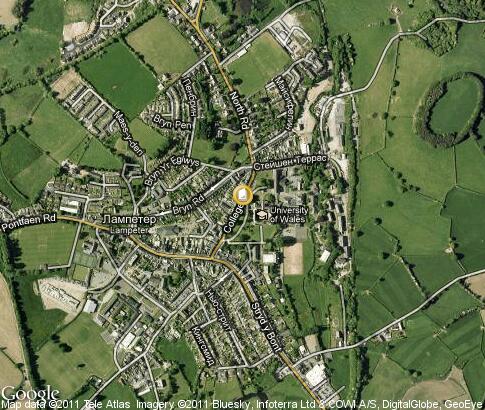 карта: University of Wales - Lampeter