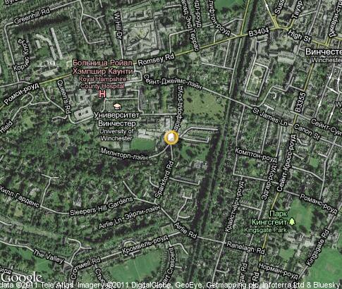карта: University of Winchester карта: University of Winchester
