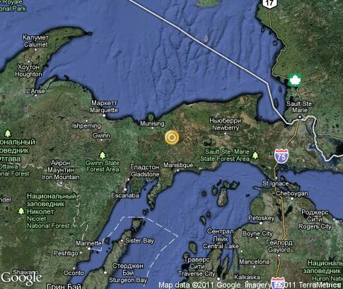 map: Upper Peninsula map: Upper Peninsula