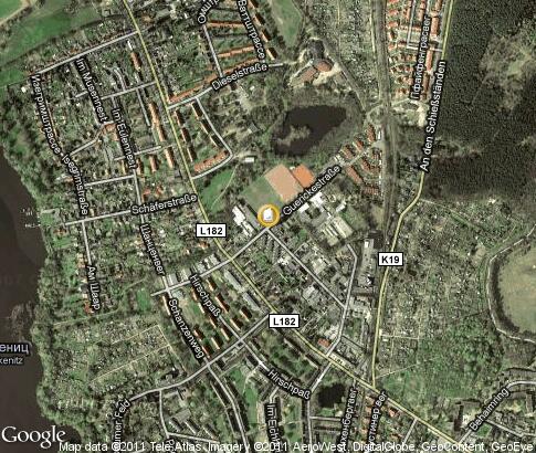 map: Wirtschaftsakademie Schleswig-Holstein, Berufsakademie, Studienort Lübeck