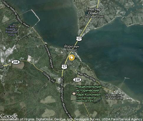 map: Yorktown